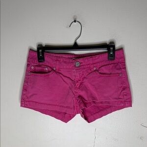 Indigo Pink Jean Shorts for Women Size 5